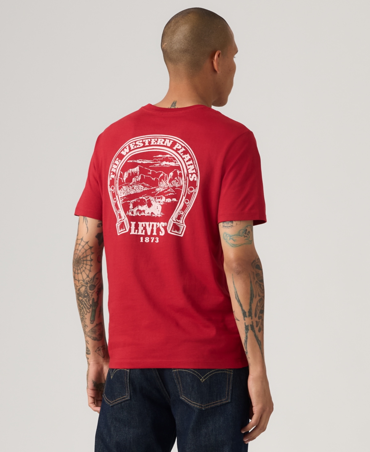 Levi's Men's Classic Short Sleeve Graphic Crewneck T-shirt In Black