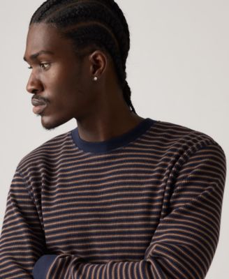 Men's Waffle Knit Thermal Long Sleeve T-Shirt