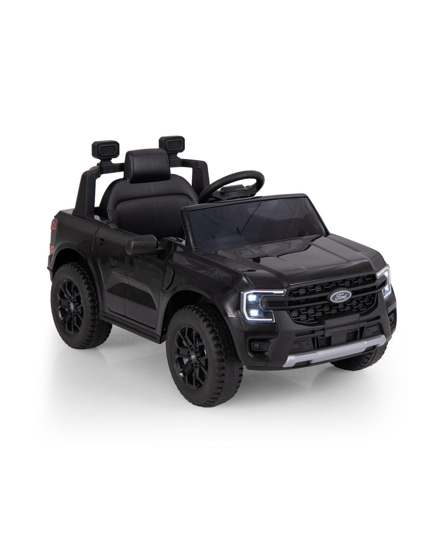 Детская игрушка HONGGE Licensed Ford Ranger 41.5"L x 25"W x 24"H 12V Remote Control Ride-On Car, 1-Seat, Ages 3-7, цвет: Чёрный — фото 1