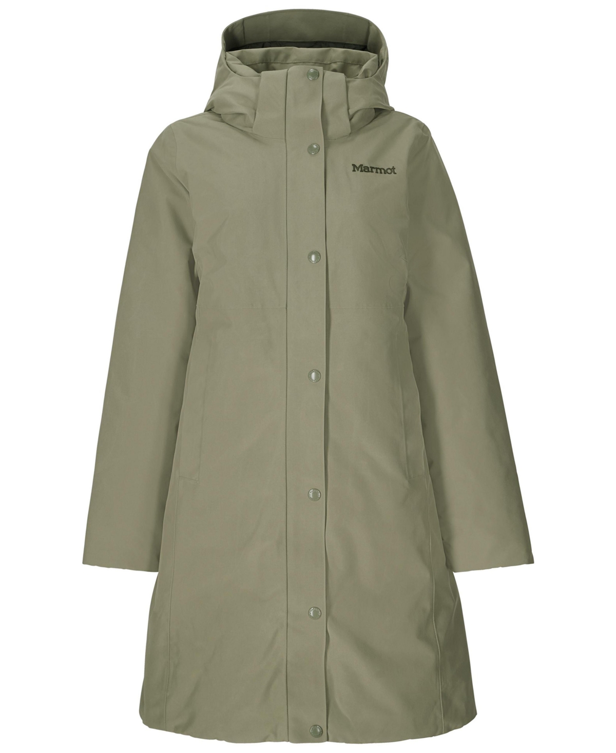 Marmot Women's Chelsea Hooded Waterproof Down Coat In Green