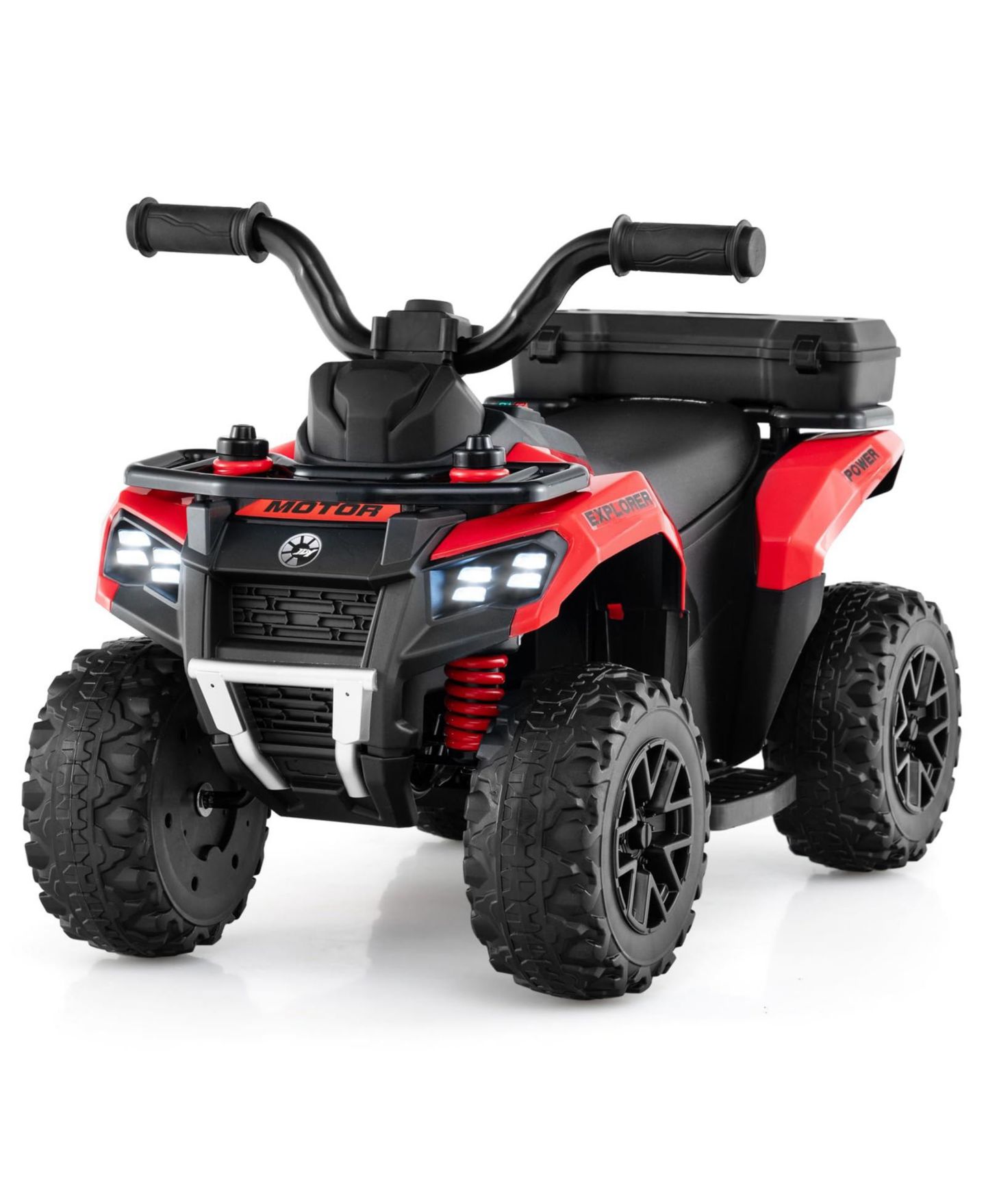 Детская игрушка Mecale 6V Powered Ride-On ATV with Spray Function, Ages 18 Months+, цвет: Яркий красный — фото 1