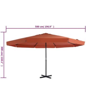 Garden Parasol Terracotta