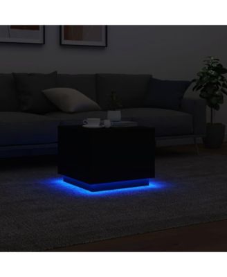 Coffee Table Black Engineered wood 19.7 in x 19.7 in x 15.7 in