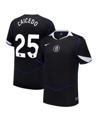 Nike - Men's Moises Caicedo Black Chelsea 2025/26 Third Replica Player Jersey