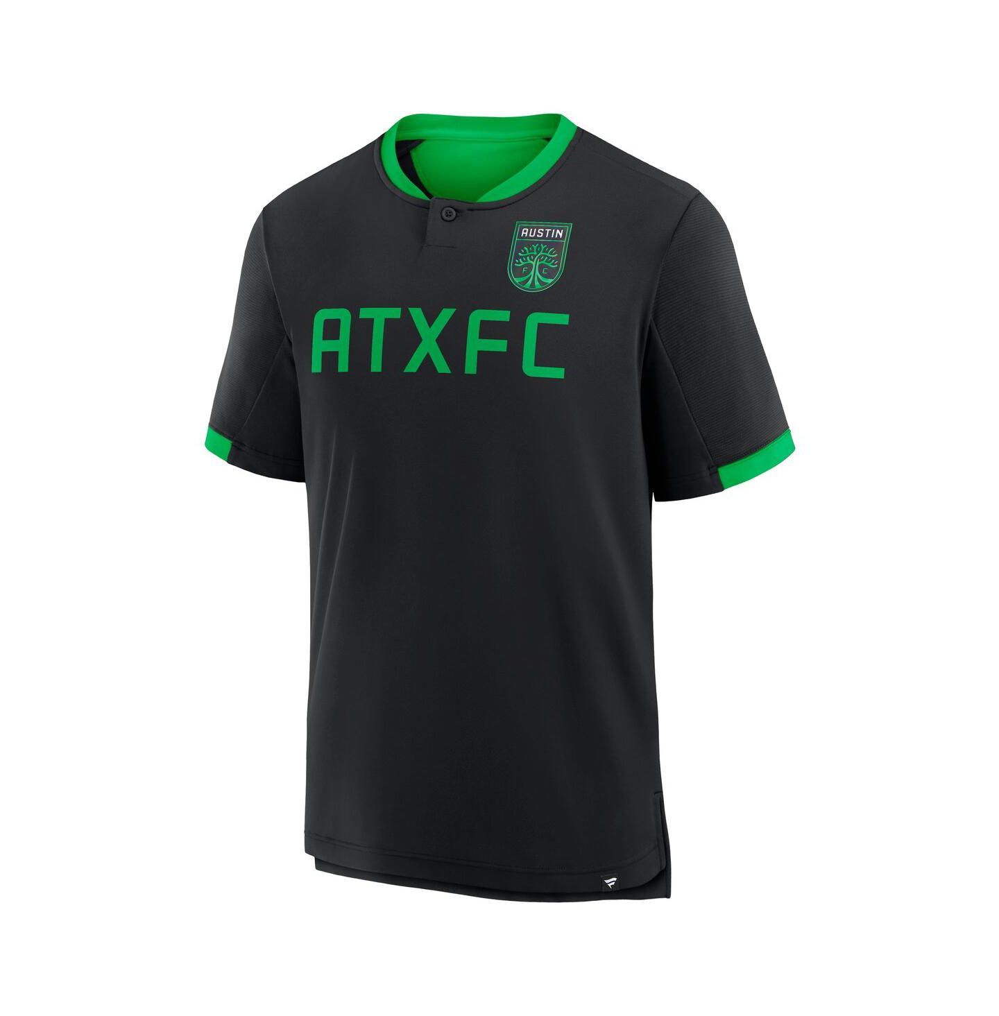 Мужская футболка Fanatics Black Austin FC Stoppage Time Striker — фото 3