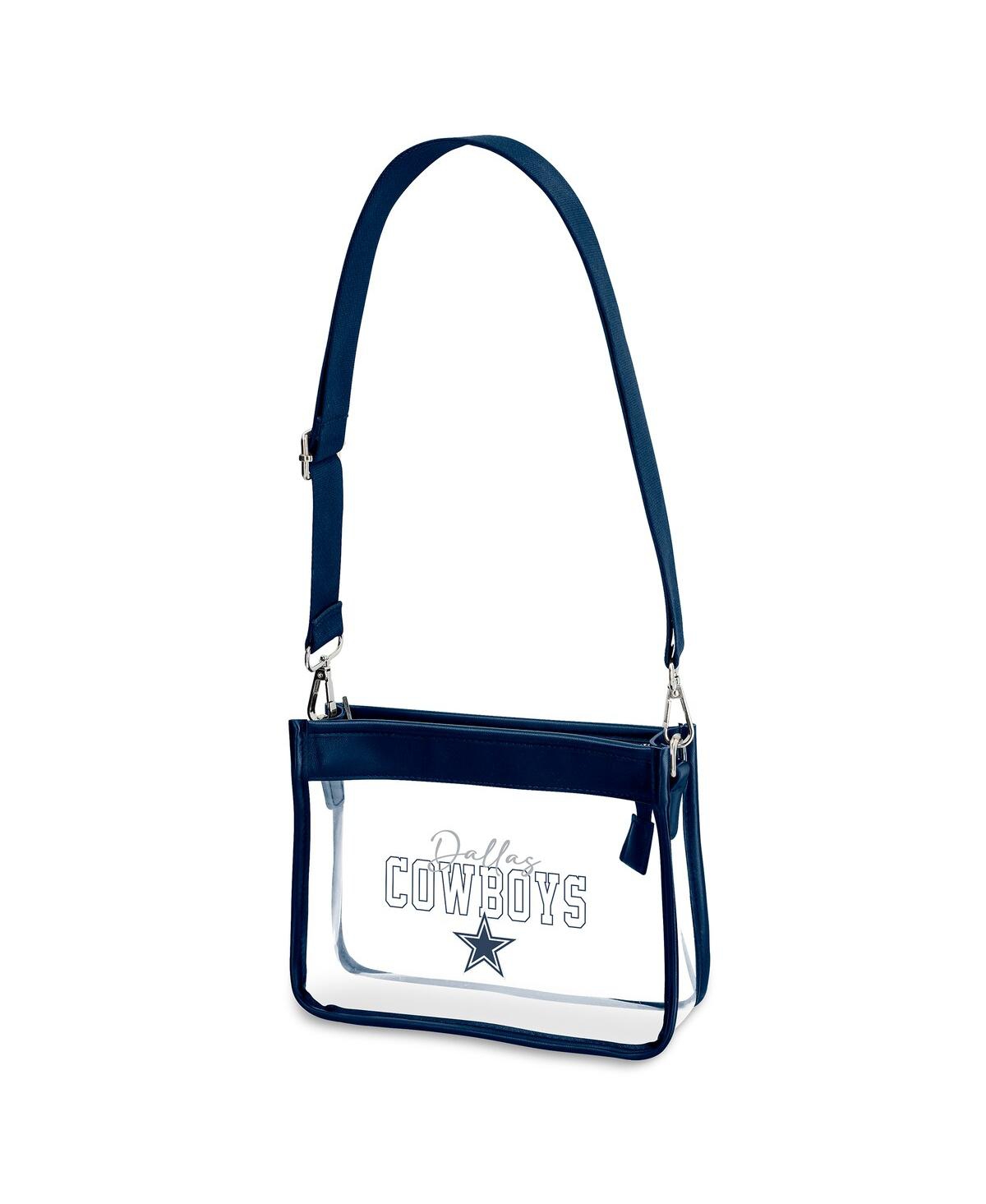 Wear By Erin Andrews Dallas Cowboys Plastic Chain Mini Crossbody In Transparent