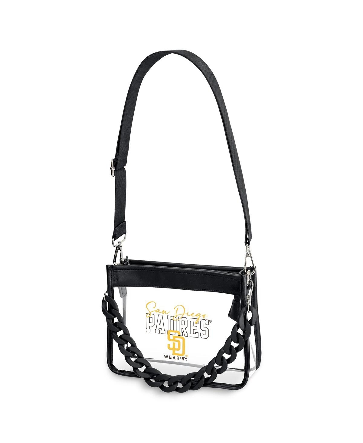Wear By Erin Andrews Kansas City Chiefs Plastic Chain Mini Crossbody In Transparent
