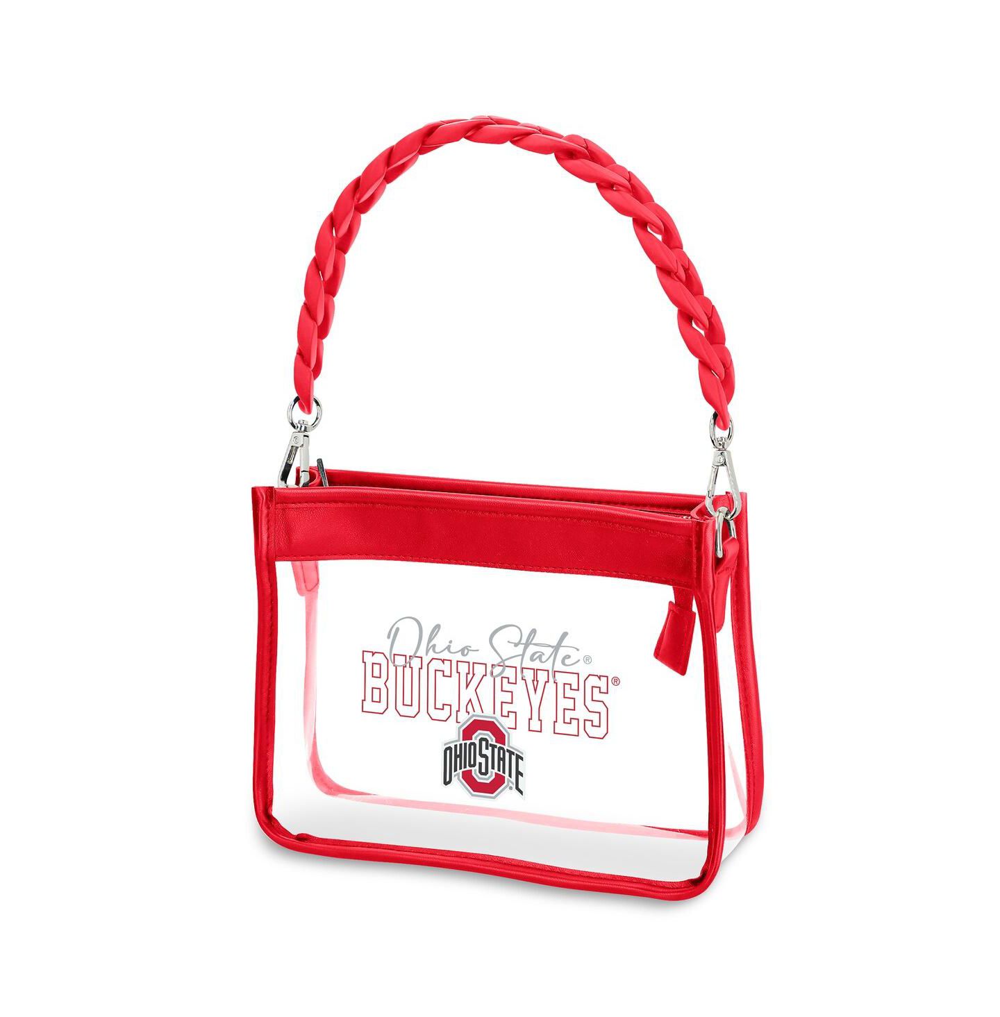 Женская сумка WEAR by Erin Andrews Ohio State Buckeyes Plastic Chain Mini Crossbody — фото 3