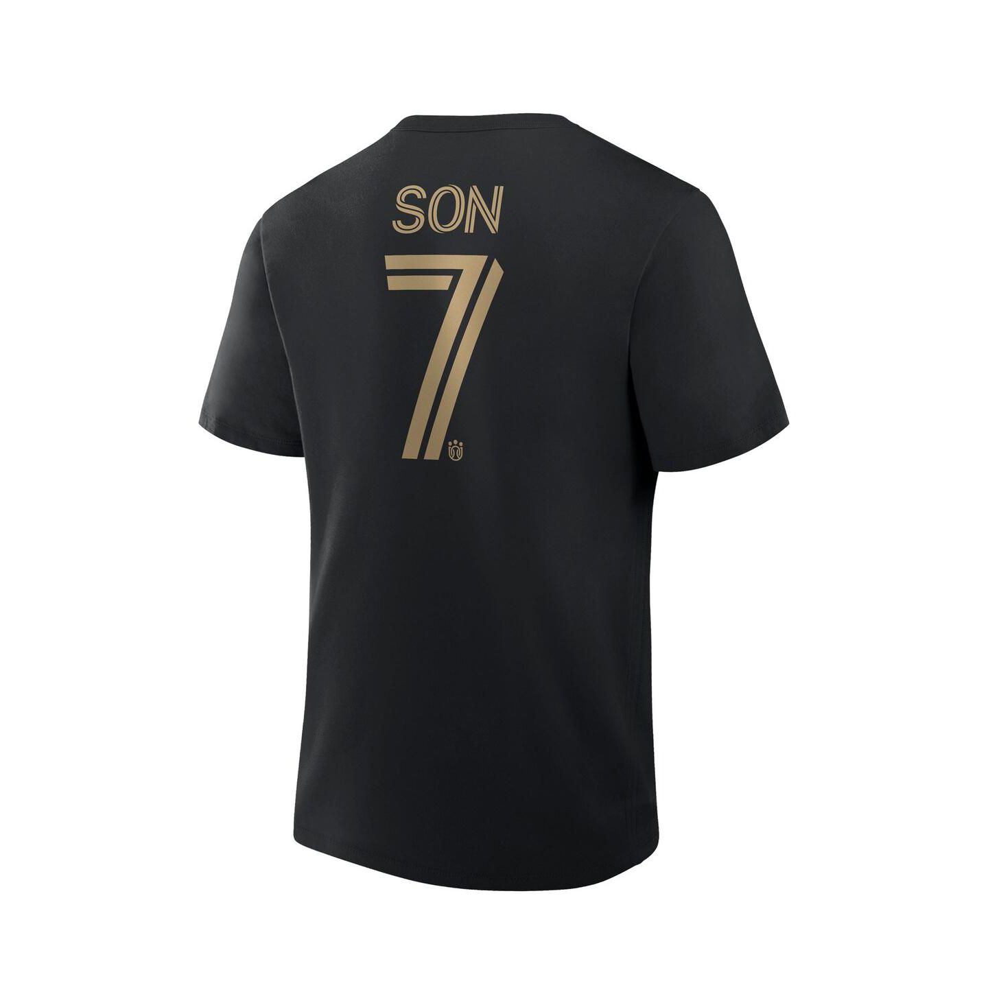 Мужская футболка Fanatics Son Heung-Min Black Lafc Name & Number — фото 3