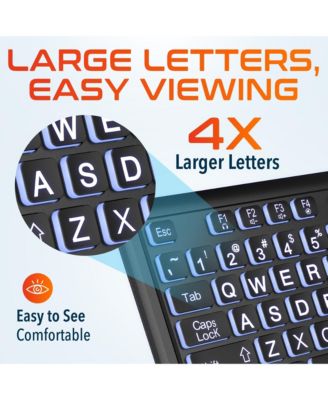 KB20 Backlit Large Key Keyboard (DBKBG20)