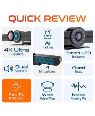 C75 PTZ AI Tracking 4K Webcam