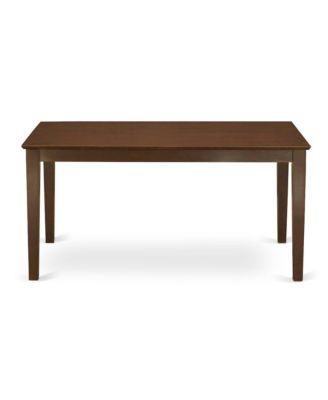 CANO6C-MAH-C 6-Pc Dining Table with bench set- Table and 4 Dining Chairs and Bench