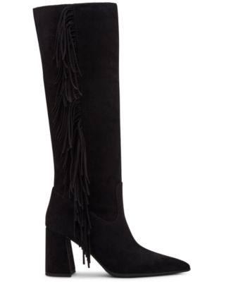 Women's Shakke Knee-High Fringe Dress Boots