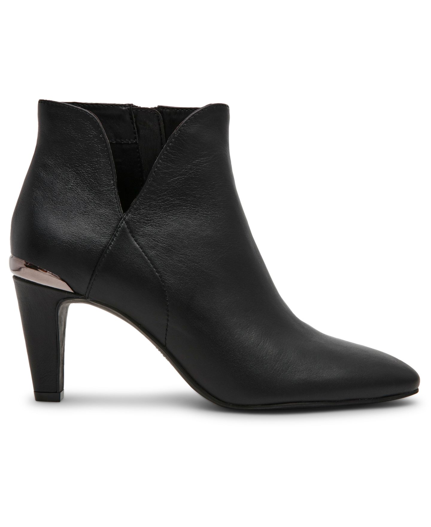Женские ботинки Anne Klein Annabelle Ankle Dress Booties, цвет: Чёрный гладкий — фото 2
