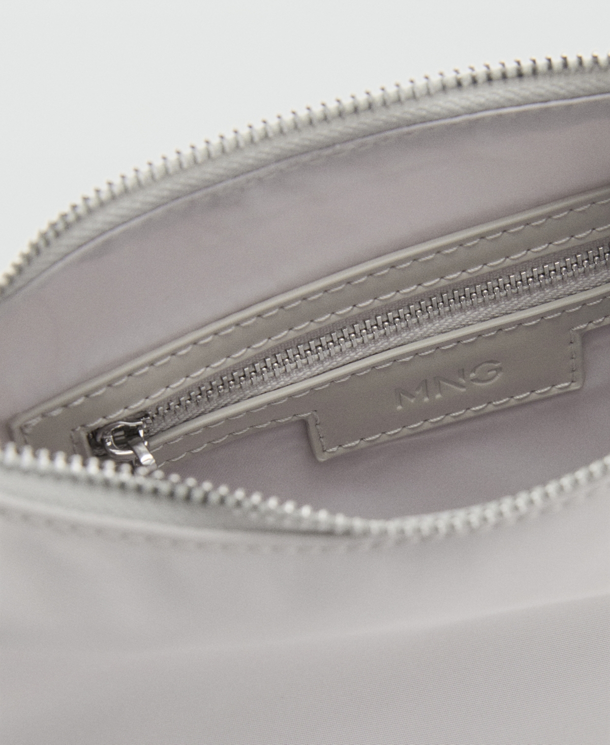 Mango Women's Small Nylon Shoulder Bag In Gray