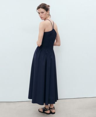 Women's Combined Halter-Neck Dress