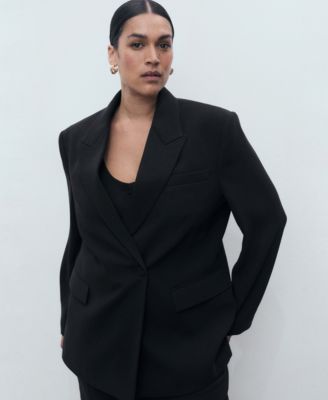 Women's Double-Breasted Suit Jacket