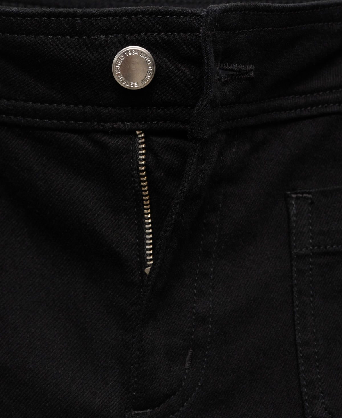 Mango Women's Pockets Wide Leg Jeans