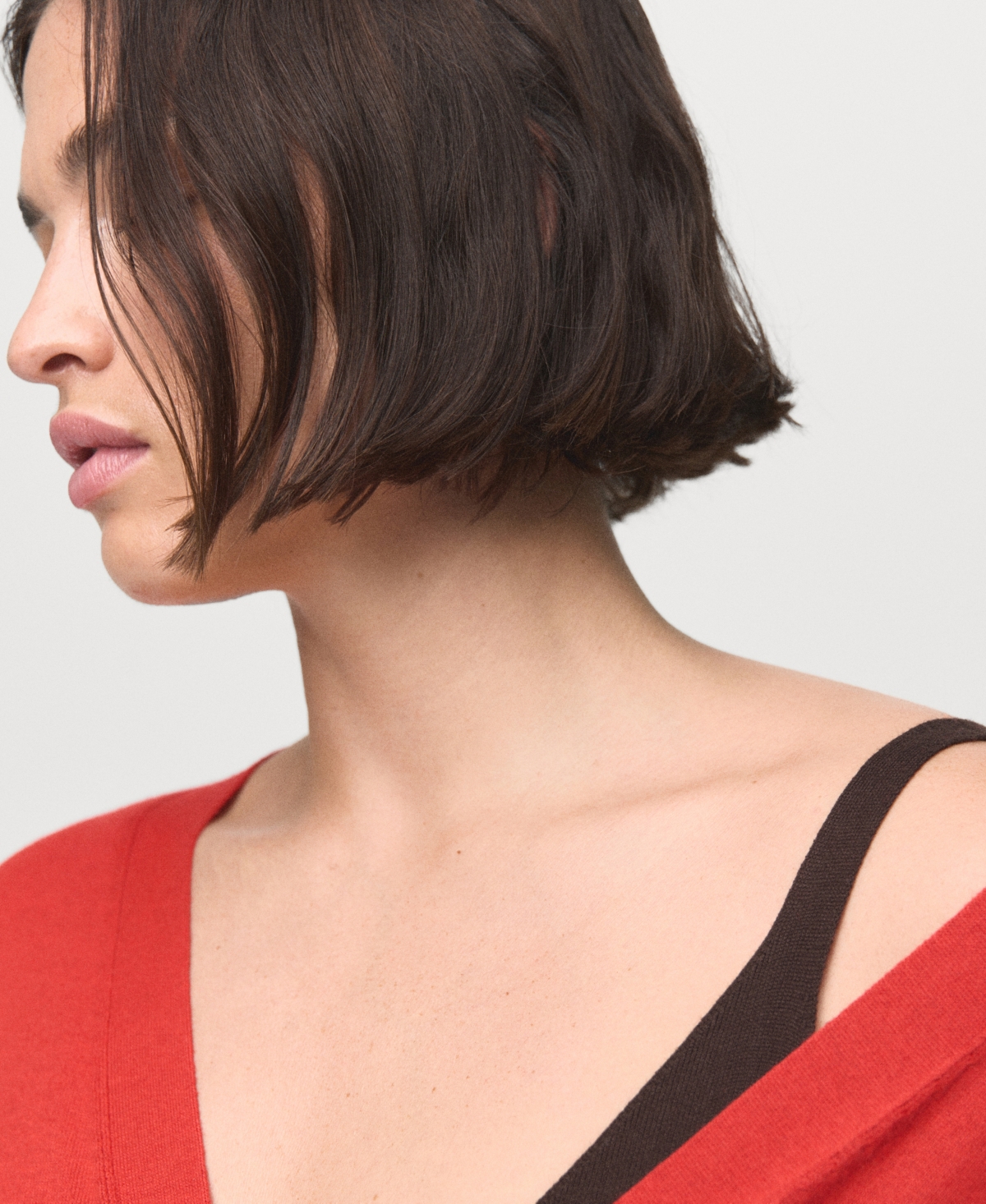 Mango Women's V-Neck Knitted Cardigan