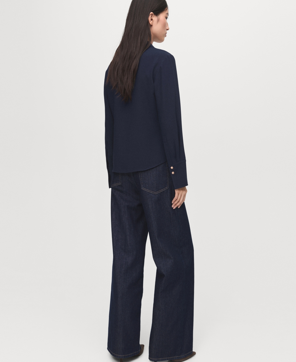 Mango Women's Jewel Buttons Shirt
