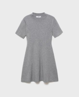 Women's Fine-Knit Flared Dress