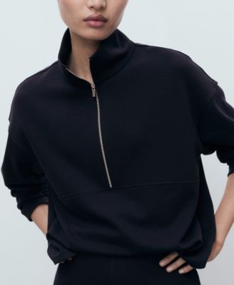 Women's Turtleneck Zipper Sweatshirt