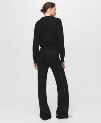 Women's Straight Strass Leggings