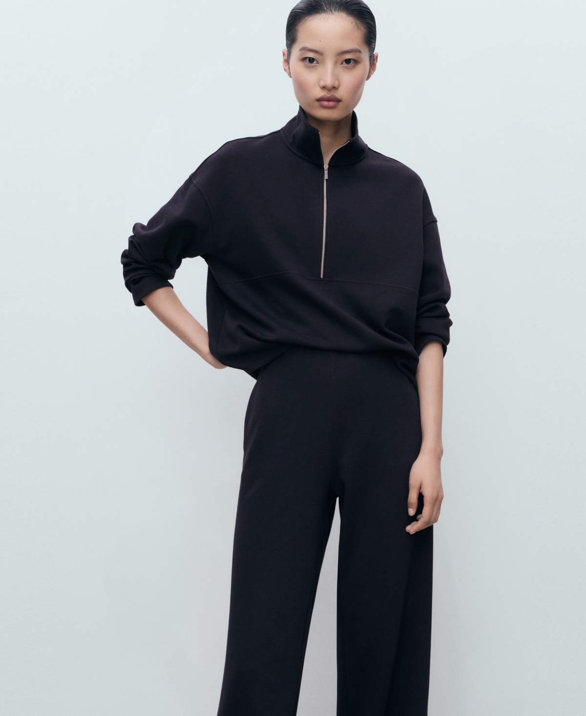 Mango Women's Cotton Jogger-style Pants In Black