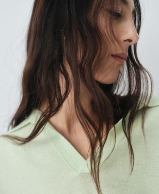 Women's Selection Wool Polo-Neck Sweater