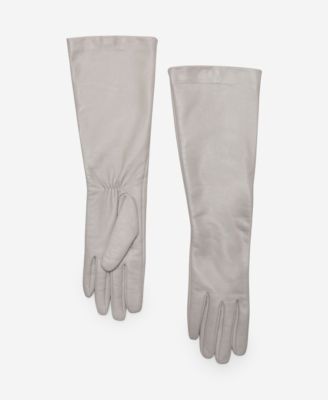 MANGO - Women's Leather Long Gloves
