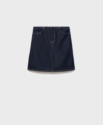 Women's Midi Denim Skirt