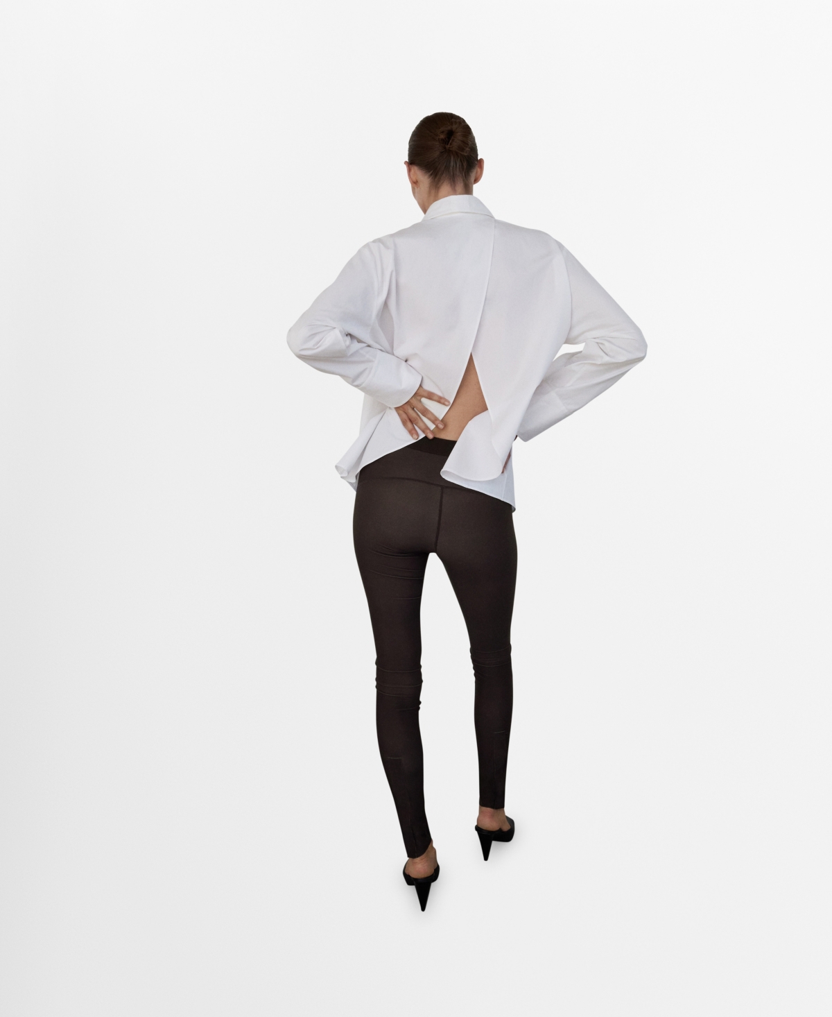 Mango Women's Zipper Leggings