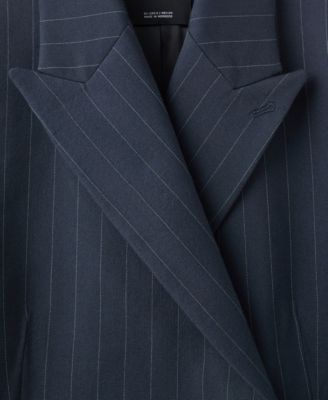 Women's Selection Double-Breasted Pinstripe Blazer