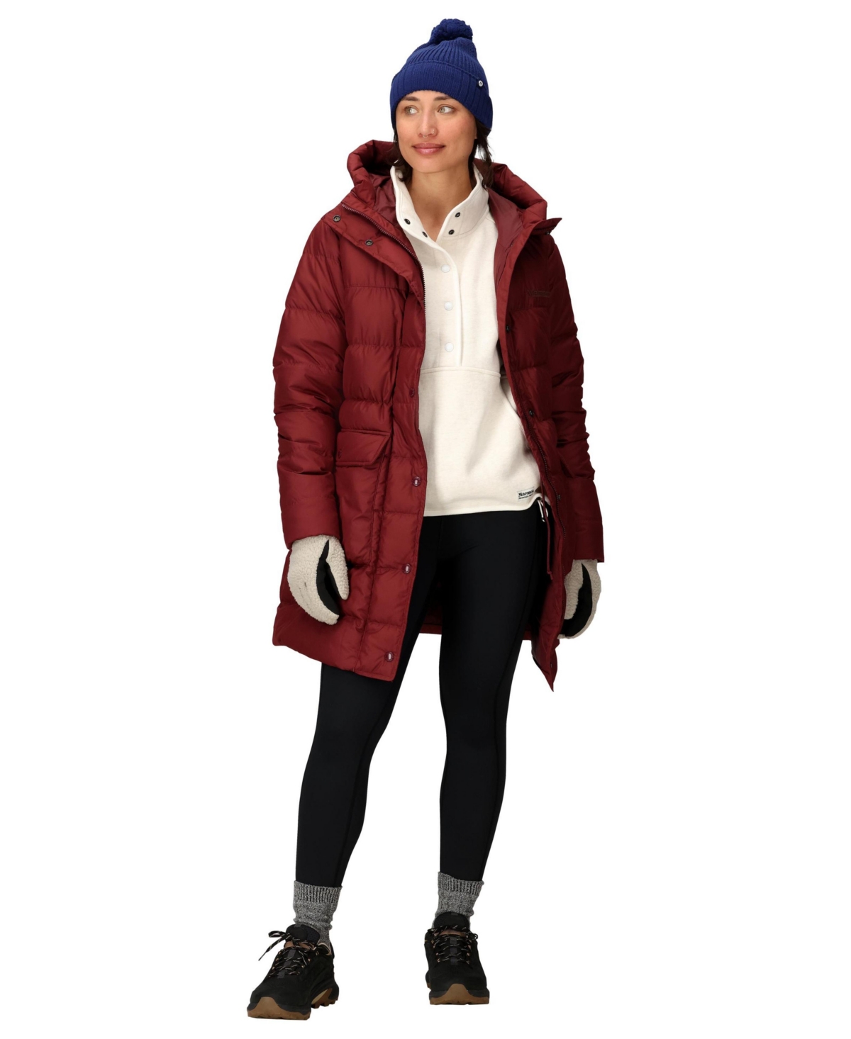 Marmot Women's Strollbridge Hooded Down Parka In Red