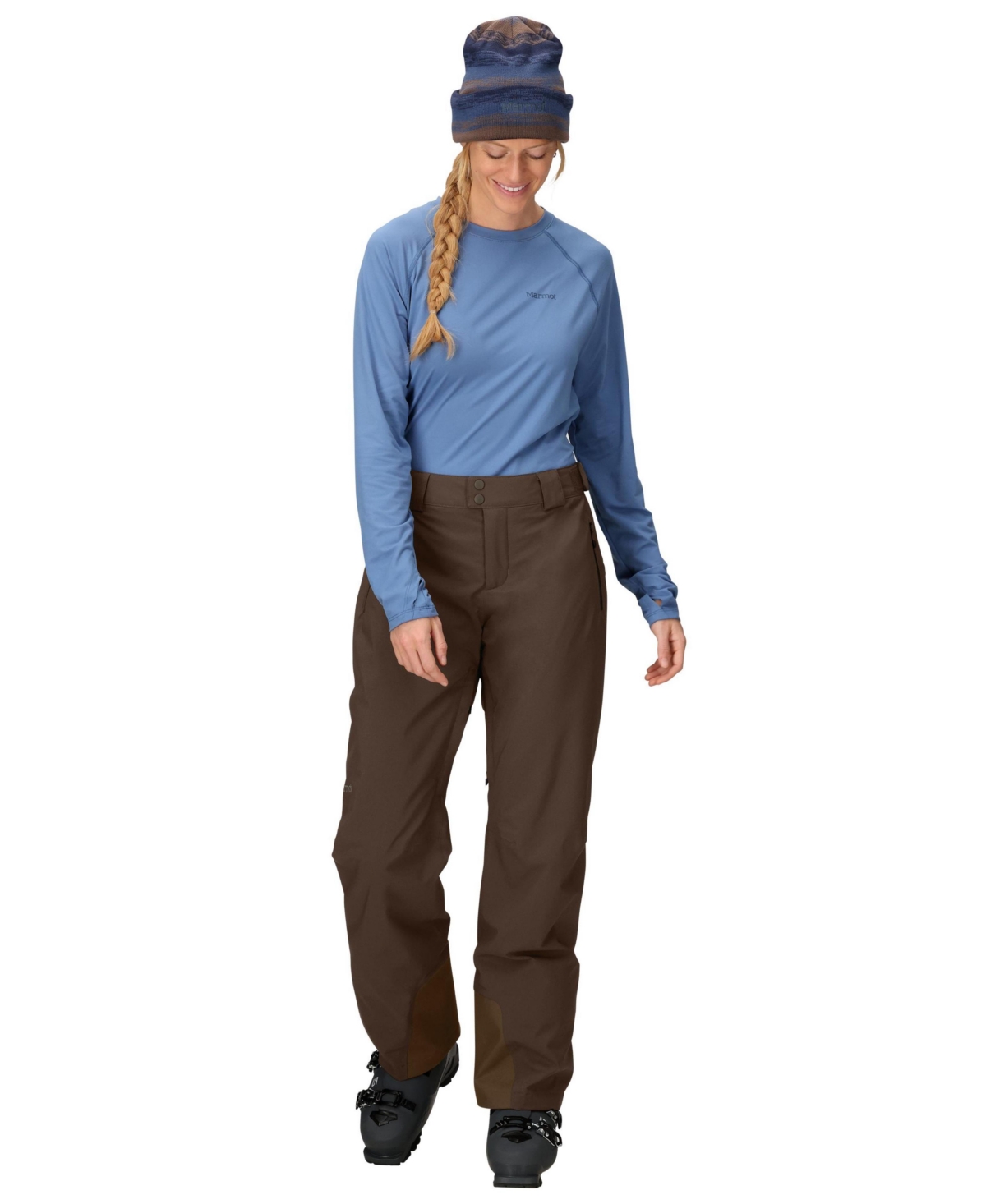 Marmot Women's Slope Star Insulated Ski Pants In Brown