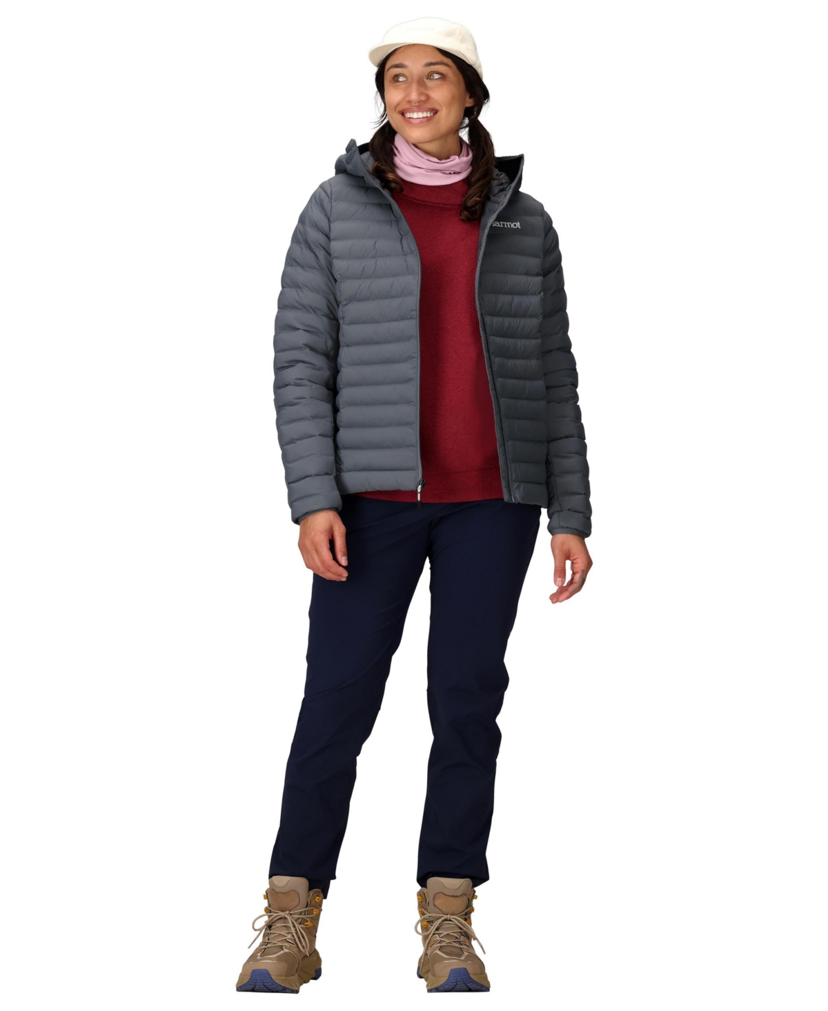 Marmot Women's Long Sleeve Elastic Bound Cuffs Hoodie