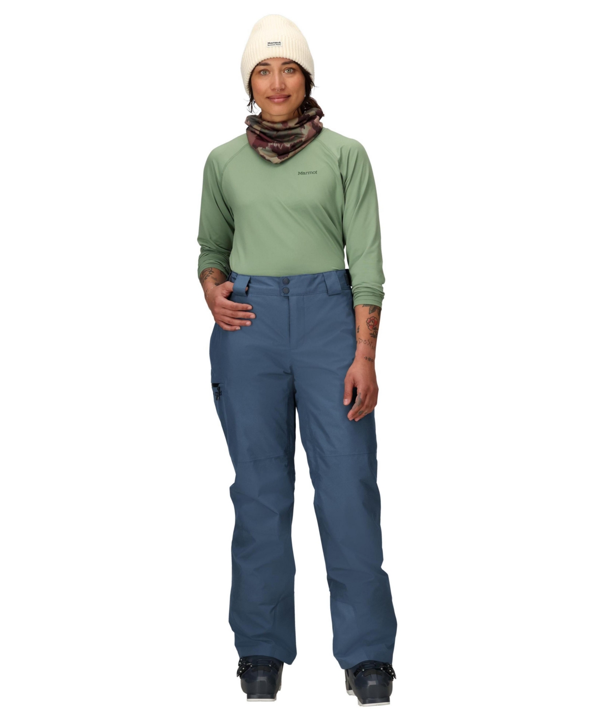 Marmot Women's Insulated Refuge Snow Pants In Blue