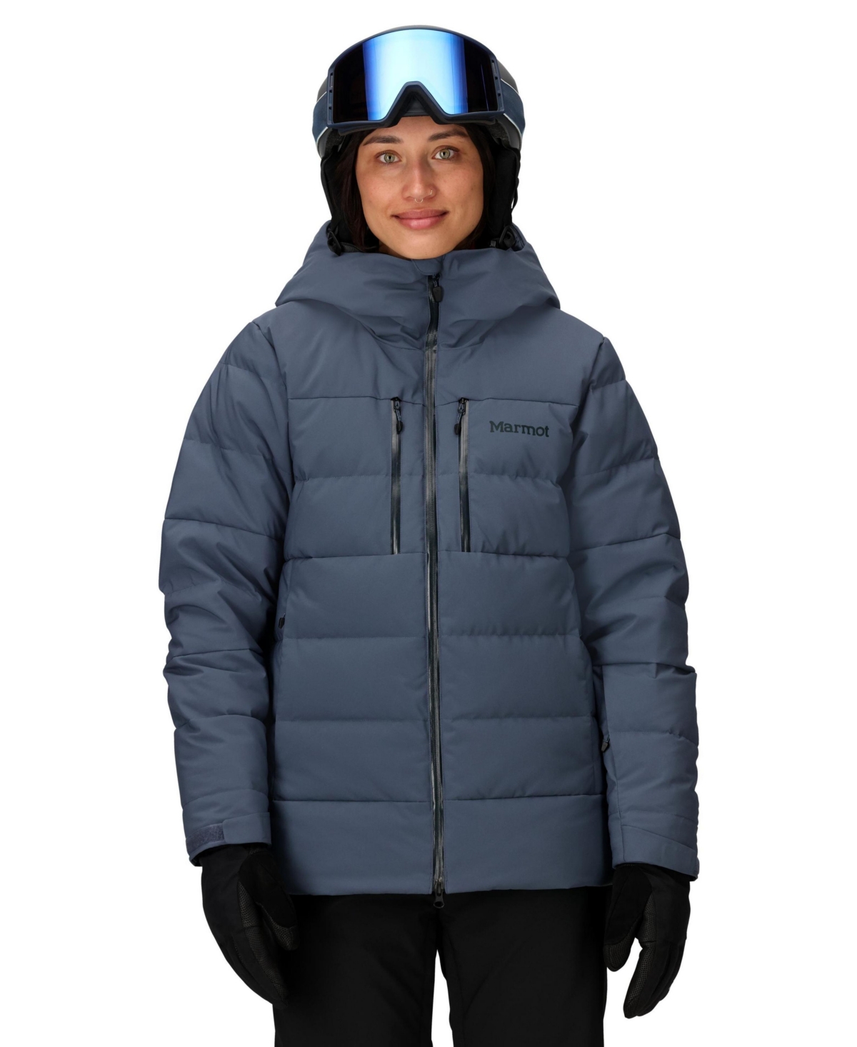 Marmot Women's Hooded Slingshot Jacket In Blue