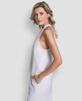 Women's Sleeveless Halter-Neck Top