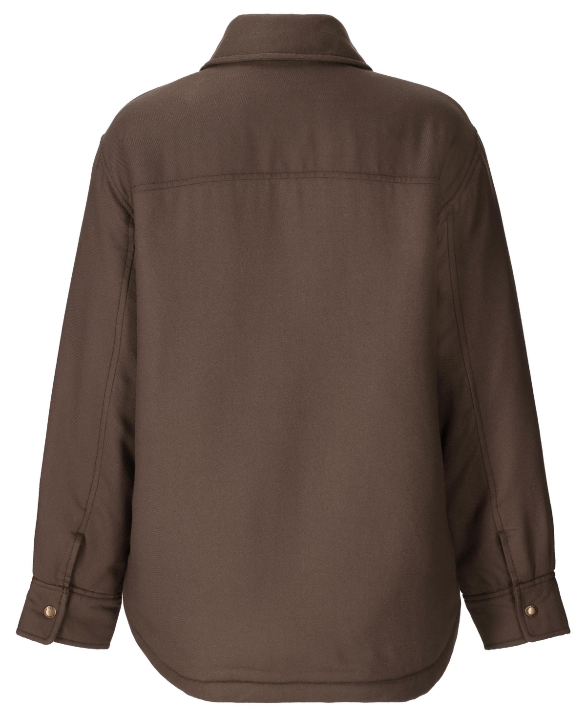 Marmot Women's Ridgefield Sherpa Lined Flannel Coat In Brown