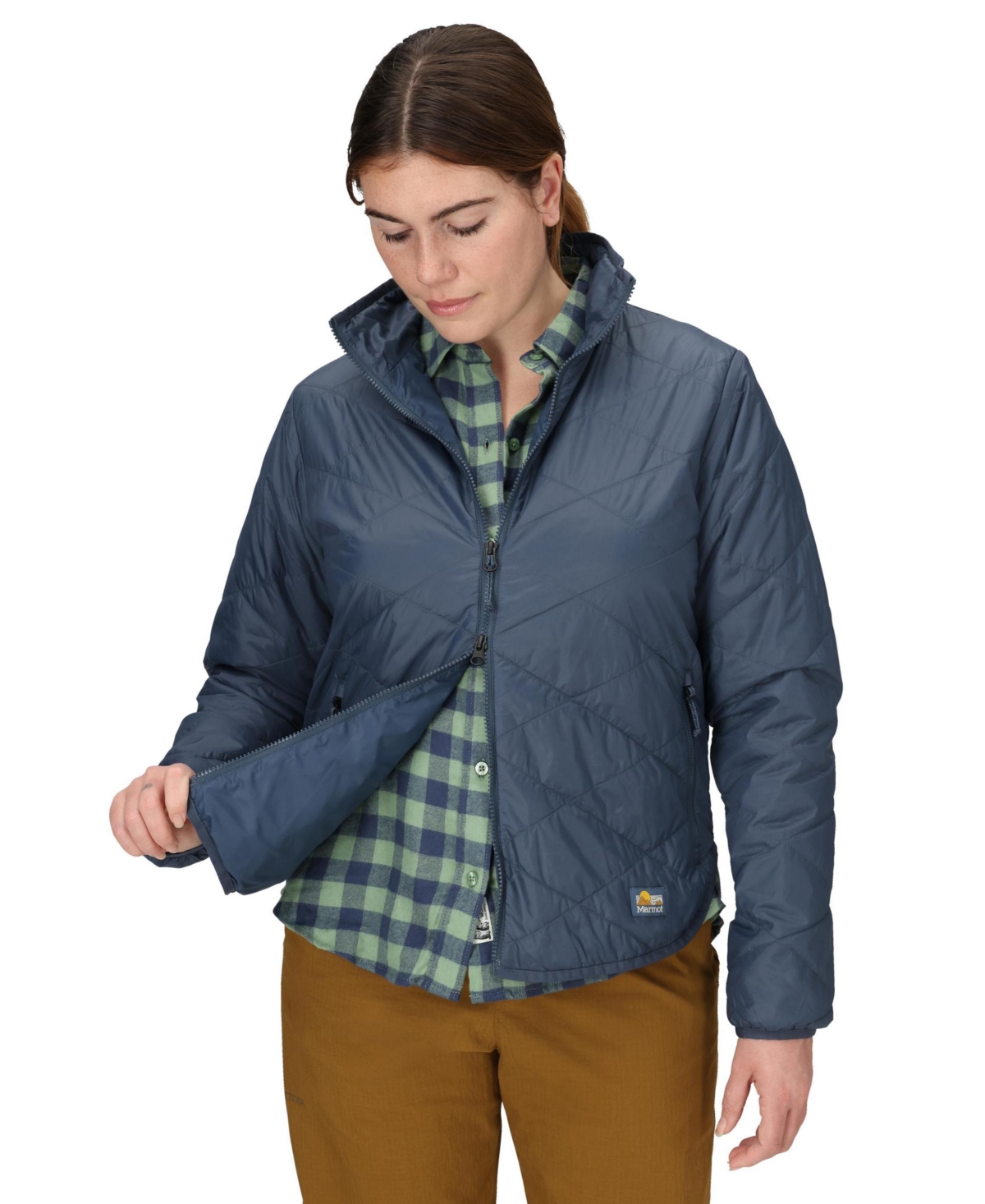 Marmot Women's Onward Insulated Long Sleeve Jacket In Blue