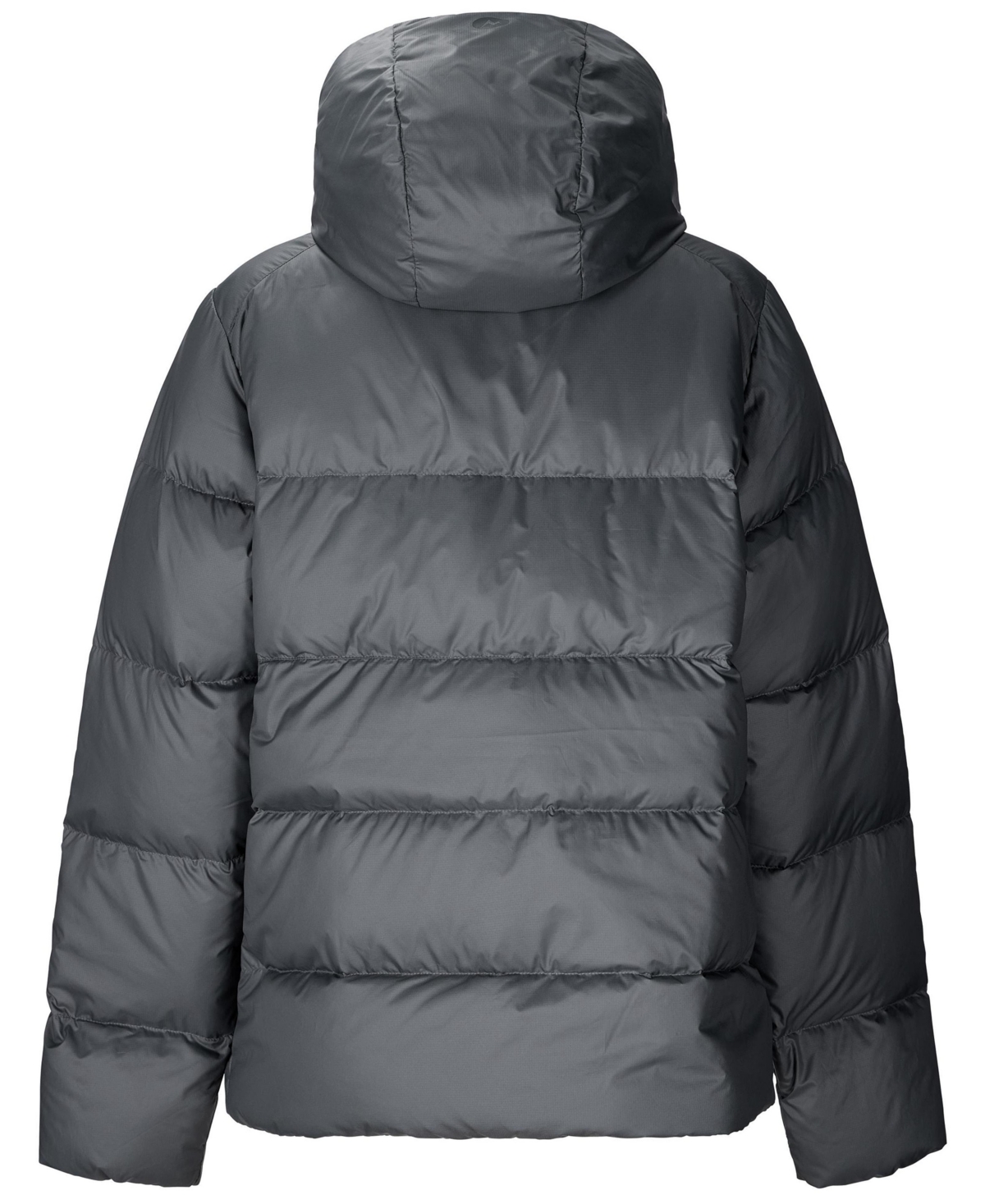 Marmot Women's Guides Big-baffled Puffer Hooded Jacket In Gray