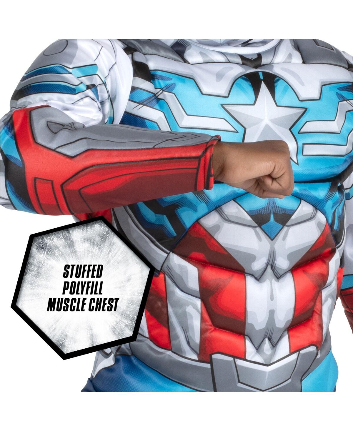 Jazwares Big Boys and Girls Captain America Qualux Sam Wilson Costume
