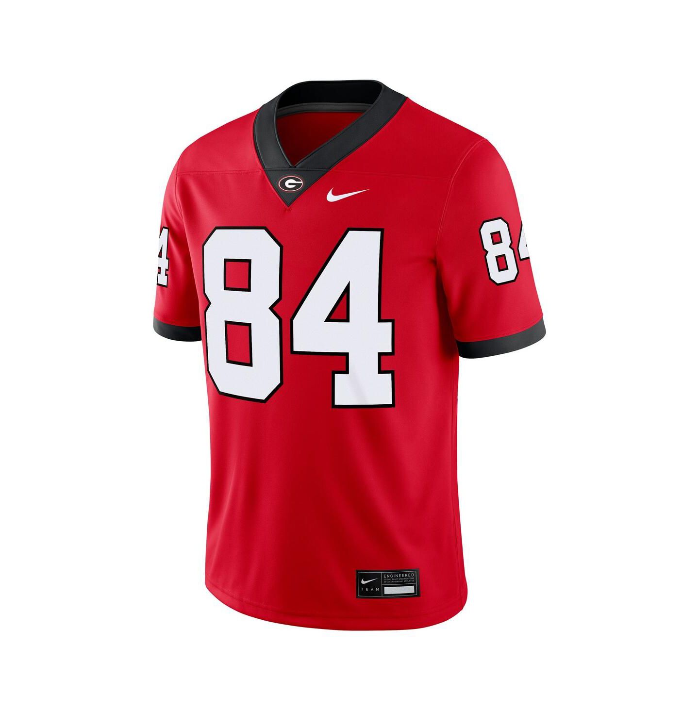 Мужской топ Nike Ladd McConkey Red Georgia Bulldogs Player Game Jersey — фото 2