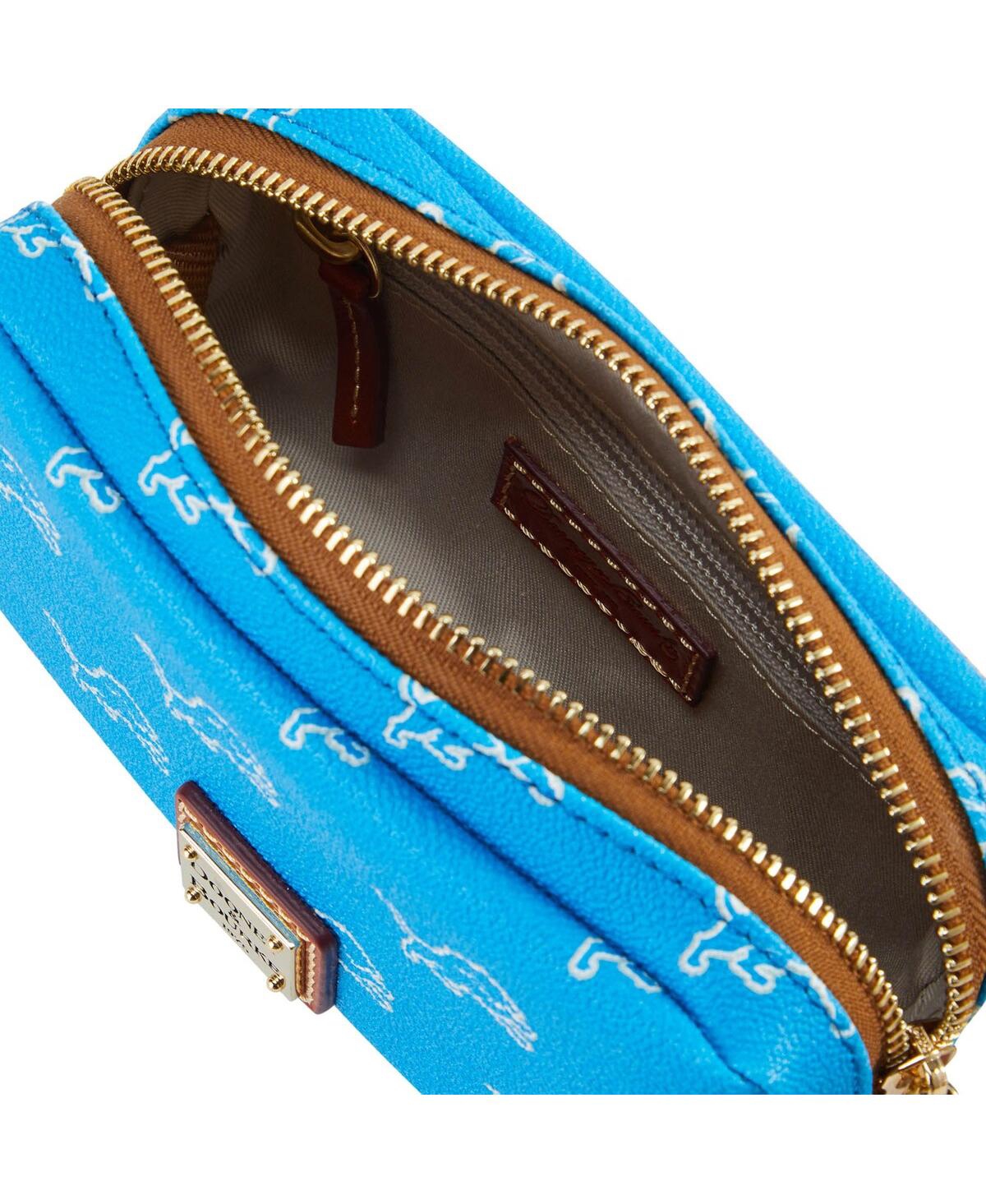 Dooney & Bourke Detroit Lions Signature Belt Bag In Blue
