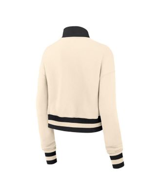 Women's Natural LA28 Summer Olympics Phoenix Oversized&nbsp;Fleece Half-Zip Cropped&nbsp;Sweatshirt