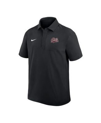 Men's Black Montana Grizzlies 2025 Sideline Dri-FIT Polo Shirt