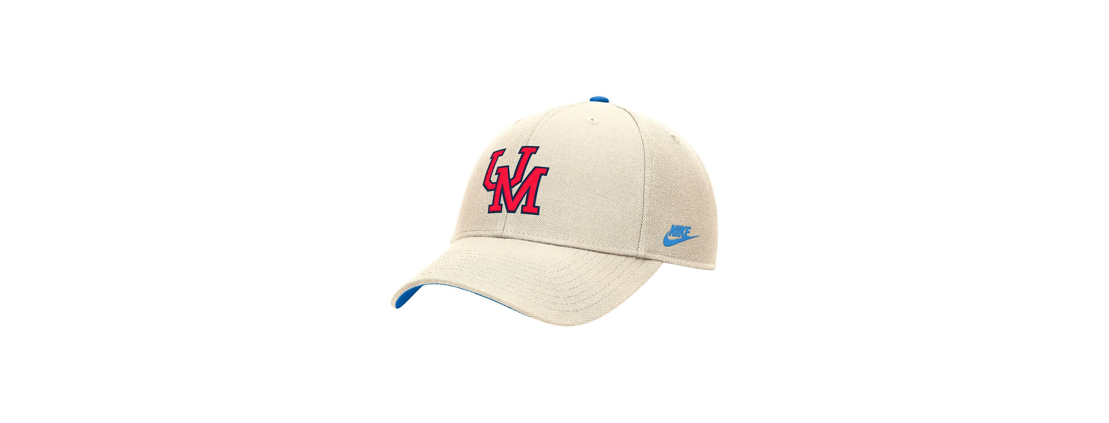 Nike Men's Natural Ole Miss Rebels Vintage Rise Dri-fit Adjustable Hat