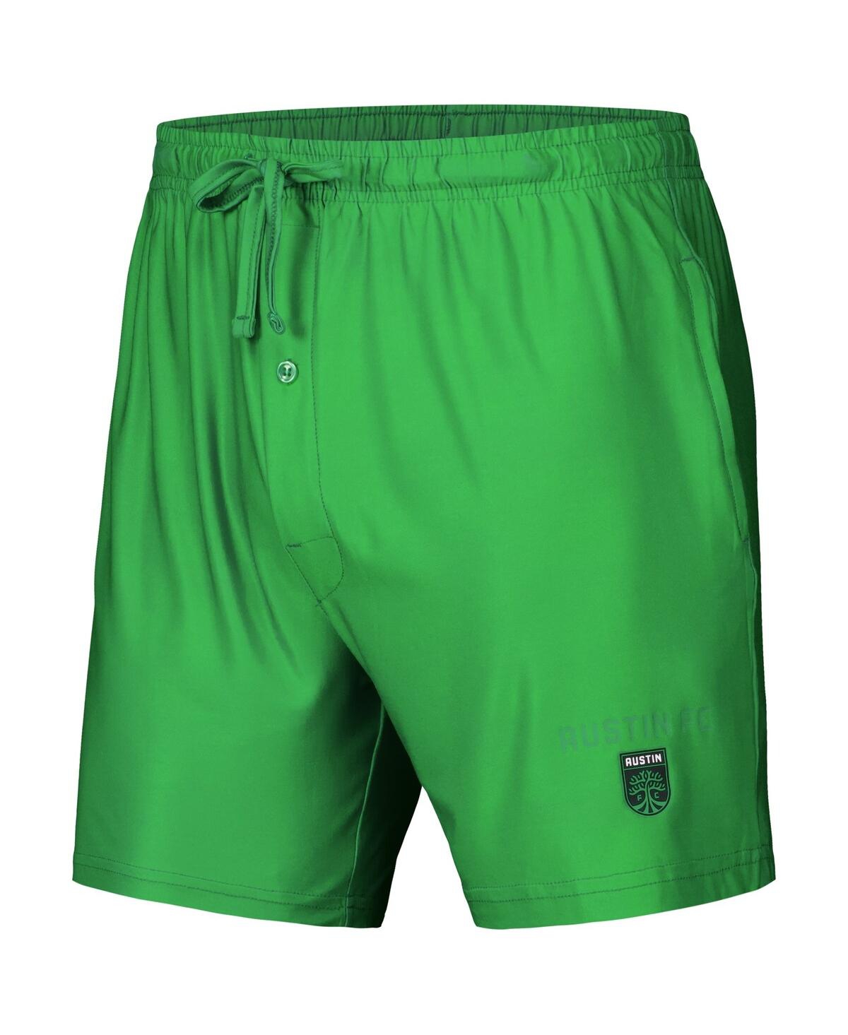 Concepts Sport Men's 2-pack Black/kelly Green Austin Fc Record Shorts Set In Multi