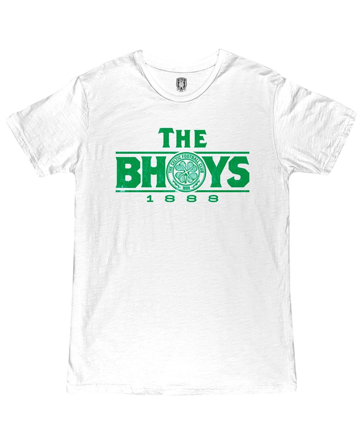 1863fc Men's White Celtic Team Legacy Slub T-shirt In White